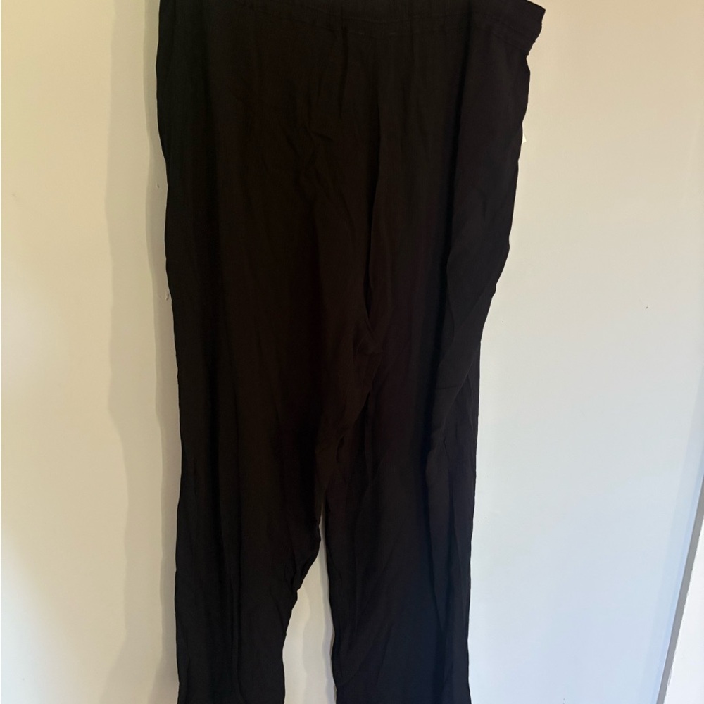 Ulla Popken Black Textured Pants - Picture 6 of 6